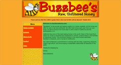 Desktop Screenshot of buzzbeeshoney.com